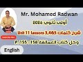 First Year Of Secondary School 2026 Explanation Of Vocabulary For Unit 11 Lessons 3 4 5 And 