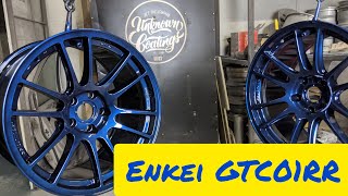 Powder Coating Enkei wheels in Volk Mag Blue - Ep 4