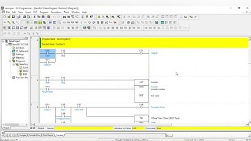 Diagram ladder pengisian botol otomatis