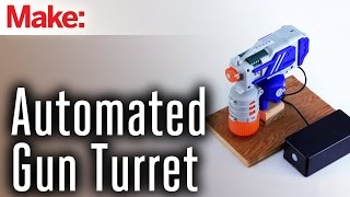Motion-Activated Water Gun Turret