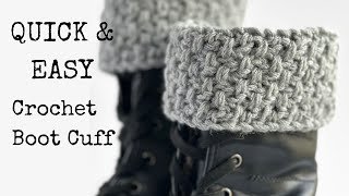 Quick and Easy Crochet  Boot Cuff with Free Crochet Pattern by Pretty Darn Adorable Crochet Tutorials 5,580 views 7 months ago 17 minutes