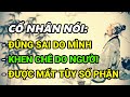 V sao c nhn ni ng sai do mnh khen ch do ngi c mt ty s phn