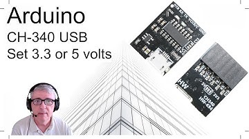 Arduino CH340 USB Connect - Set 3.3 or 5 Volt (4K)