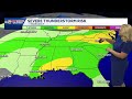 Rain and damaging wind threats Thursday, June 18 update | Arthur's remmants may bring heavy rain,...