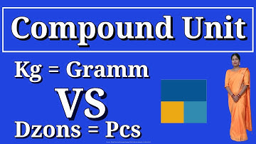 how to create Dzons compound unit VS Kg Compound units in tally prime l