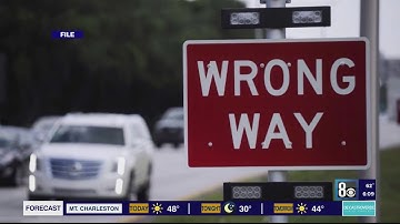 Wrong-way driver numbers increase on Las Vegas valley roads