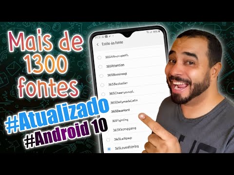 Vídeo: Como Instalar Fontes Em Seu Telefone