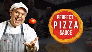 How to Blend The Perfect Pizza Sauce Tips from Chef Leo Spizzirri