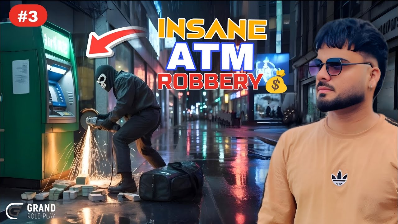 Grand RP ATM Robbery 🔥 Police ne pakad lia? | GTA 5 RP Punjabi Gameplay ...