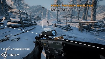 First person movement test in unity3d