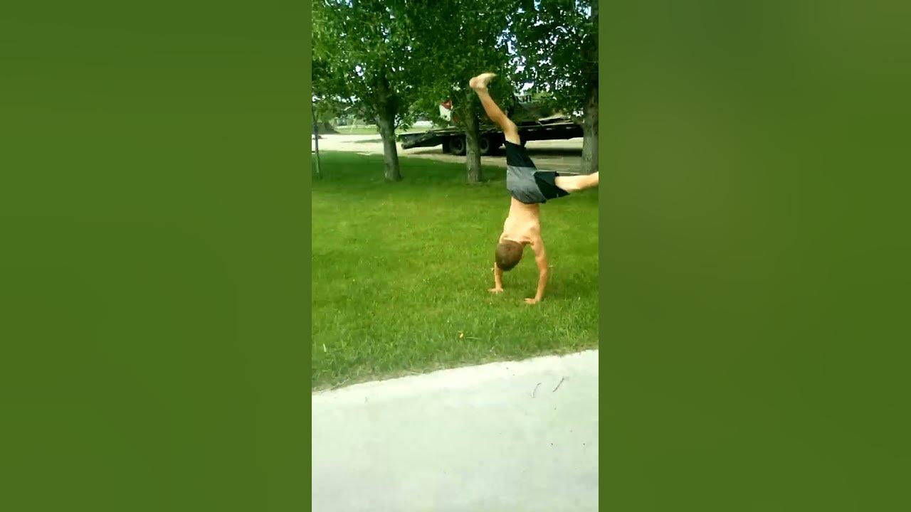 cartwheel back flip - YouTube