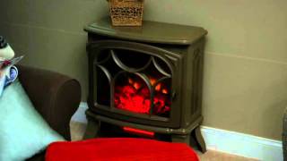 Duraflame 1500W Large Infrared Quartz Stove Heater w/Flame Effect on QVC