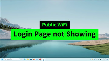 Login Page not Showing for Public WiFi in Windows 10/11 {Four Methods}