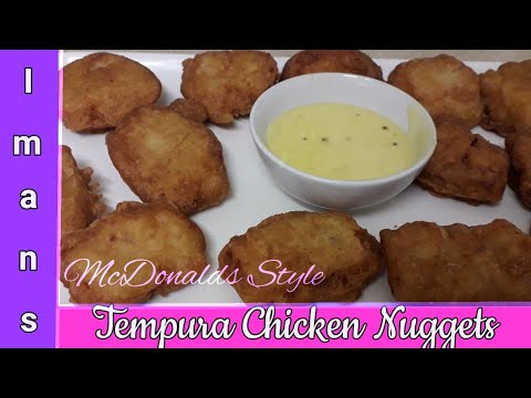 Video: Crispy Chicken Nuggets Med Honung-senapdip