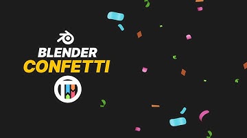How to make CONFETTI in Blender 2.9 Eevee - Tutorial