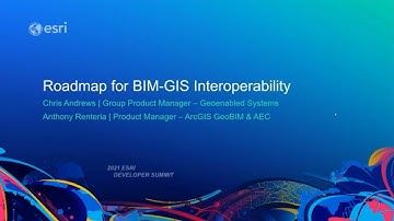 Roadmap for BIM-GIS Interoperability