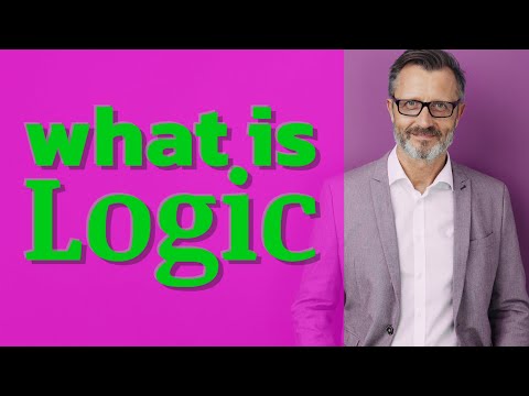 Logic | Meaning of logic