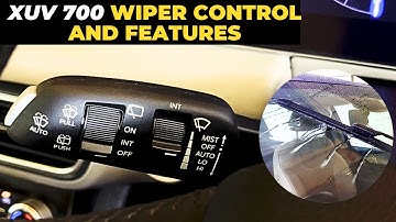 XUV 700 WIPER CONTROLS Explained In Detail | Hindi
