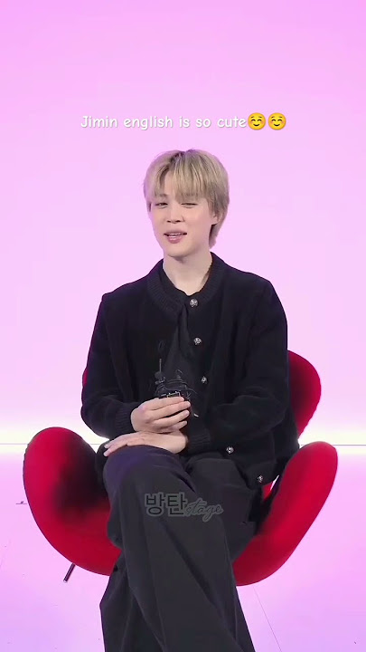 jimin speaking English in deep voice😲😲#bts#jimin#muse#bangtanstage