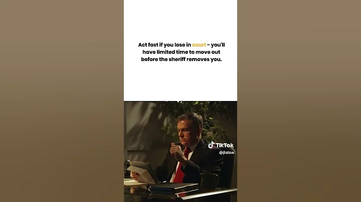 Eviction What Every Tenant Needs to Know #shorts