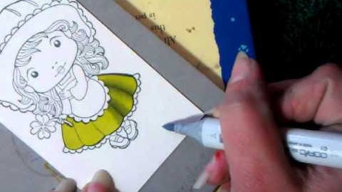 Paper piece copic shading tutorial