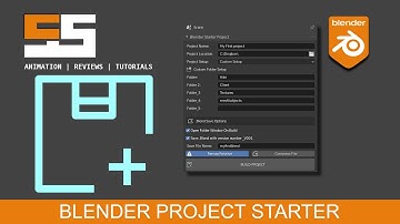 My Blender Add-on: Blender Project Starter (Free or Donate)