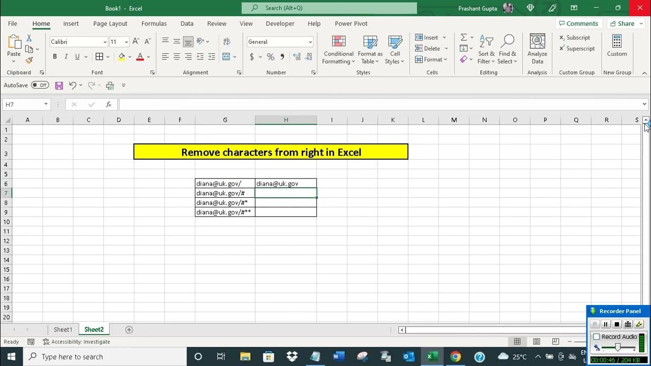 remove-characters-from-right-in-excel-youtube