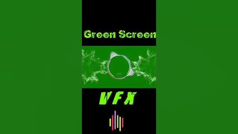 Audio spectrum with Green screen| VFX |For kine Master