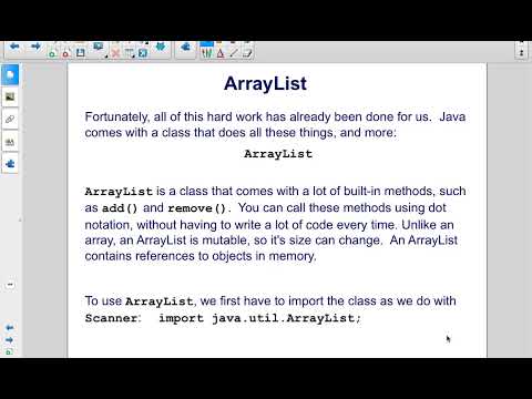 ArrayLists Iteration