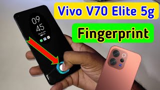 Vivo v70 elite display fingerprint setting/vivo v70 elite fingerprint screen lock/fingerprint
