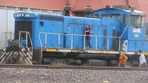 KJRY yard, Switcher and trespassing idiots