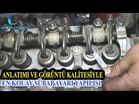 TOFAŞ 1.6 DÜZ MOTOR SÜBAP AYARI NASIL YAPILIR (En Basit Anlatım)