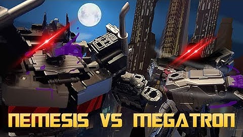 BATTLE OF TYRANTS - Nemesis Prime VS Megatron (Transformers Stop Motion)