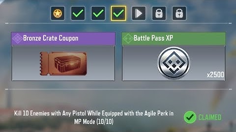 call of duty mobile kill 10 enemies with any pistol while equipped with the agile perk in mp mode