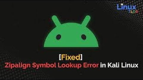 How to Install Zipalign Kali linux #kalilinux #gaming #softwareengineering