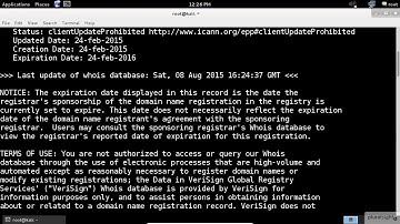 Whois ｜ Information Gathering