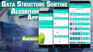 Data Structure Sorting Algorithm Simulation App | Android App Ideas screenshot 1