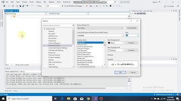 How to change the background color and font size of microsoft visual studio 2019(tutorial).