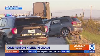 Driver killed in 2nd deadly crash on SR-138 in Antelope Valley in 10 hours