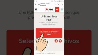 Cómo UNIR Varios PDF en UN solo Archivo desde mi Celular