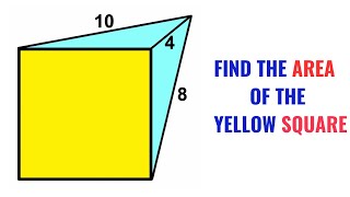 Justify your answer! | Calculate the Yellow Square area | (Tutorial) | #math #maths | #geometry