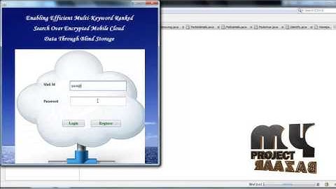 Efficient Multi-Keyword Ranked Search Over Encrypted Mobile Cloud Data Through Blind Storage