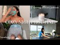 Cozy pamper routine  homebody ritual  simple self care