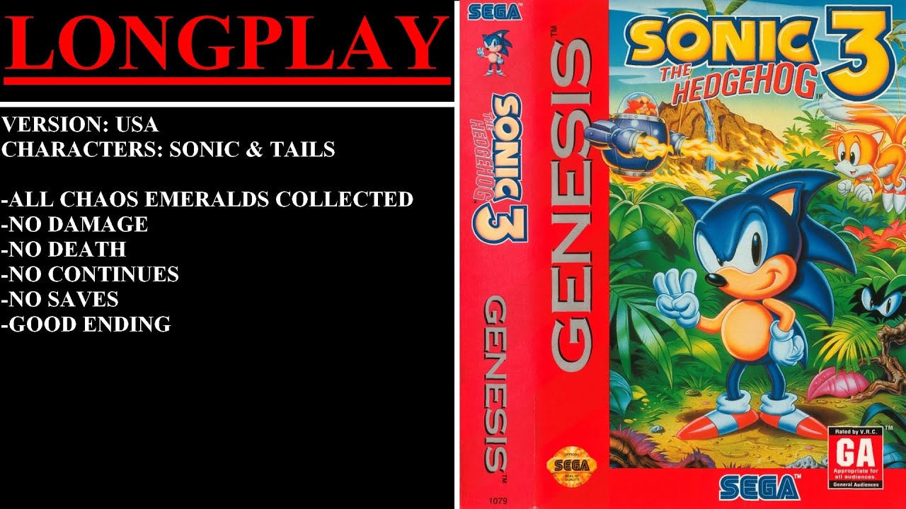 Sonic the Hedgehog 2 (Mega Drive/Genesis) [Longplay] 