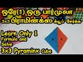 Solve Pyraminx with just one formula