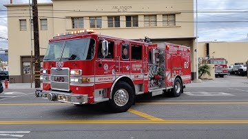 LAFD Engine 60 Responding