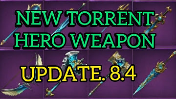 TORRENT HERO WEAPON | NEW HERO WEAPON | UPDATE 8.4 | KING OF AVALON KOA | SACHIN MOBILE GAMING