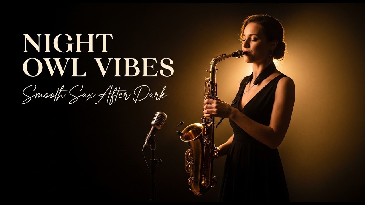 Calm Night Jazz Music 🌙 Smooth Saxophone Sounds for Deep Unwinding
