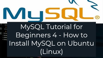 MySQL Tutorial for Beginners 4 - How to Install MySQL on Ubuntu (Linux)