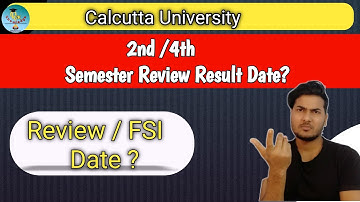 2nd sem Review Result 2023 | 4th semester Review Result | Calcutta university result review 2023